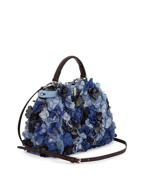 fendi floral bag|fendi peekaboo bag sale.